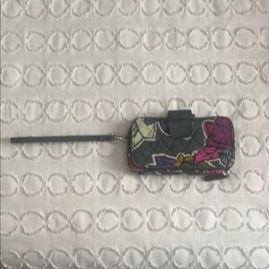 Vera Bradley Floral Quilted Phone Wristlet